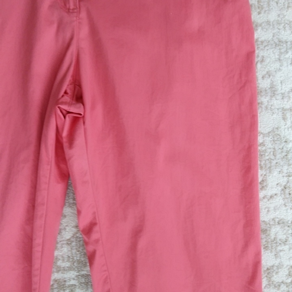 Brielle Blvd. Embellsihed Capri Pants 14P Pink Orange - Picture 13 of 16